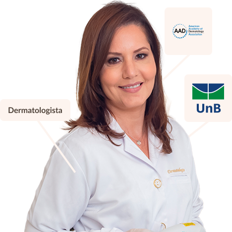 dermatologista alciara lima de jaleco branco sorrindo