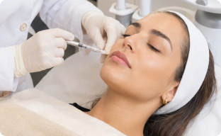 Dermatologista Alciara Lima fazendo Preenchimento Labial em uma paciente
